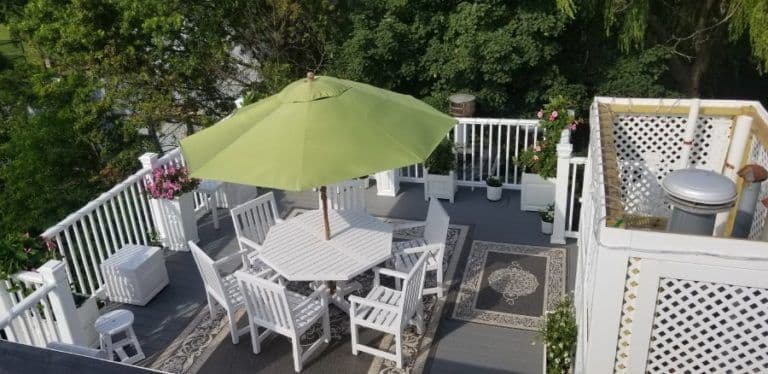 Cambridge MA Trex Roof Deck Build