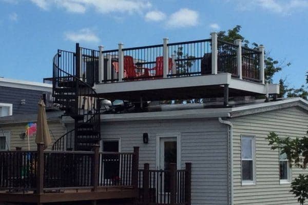 Trex Deck Build in South Boston MA