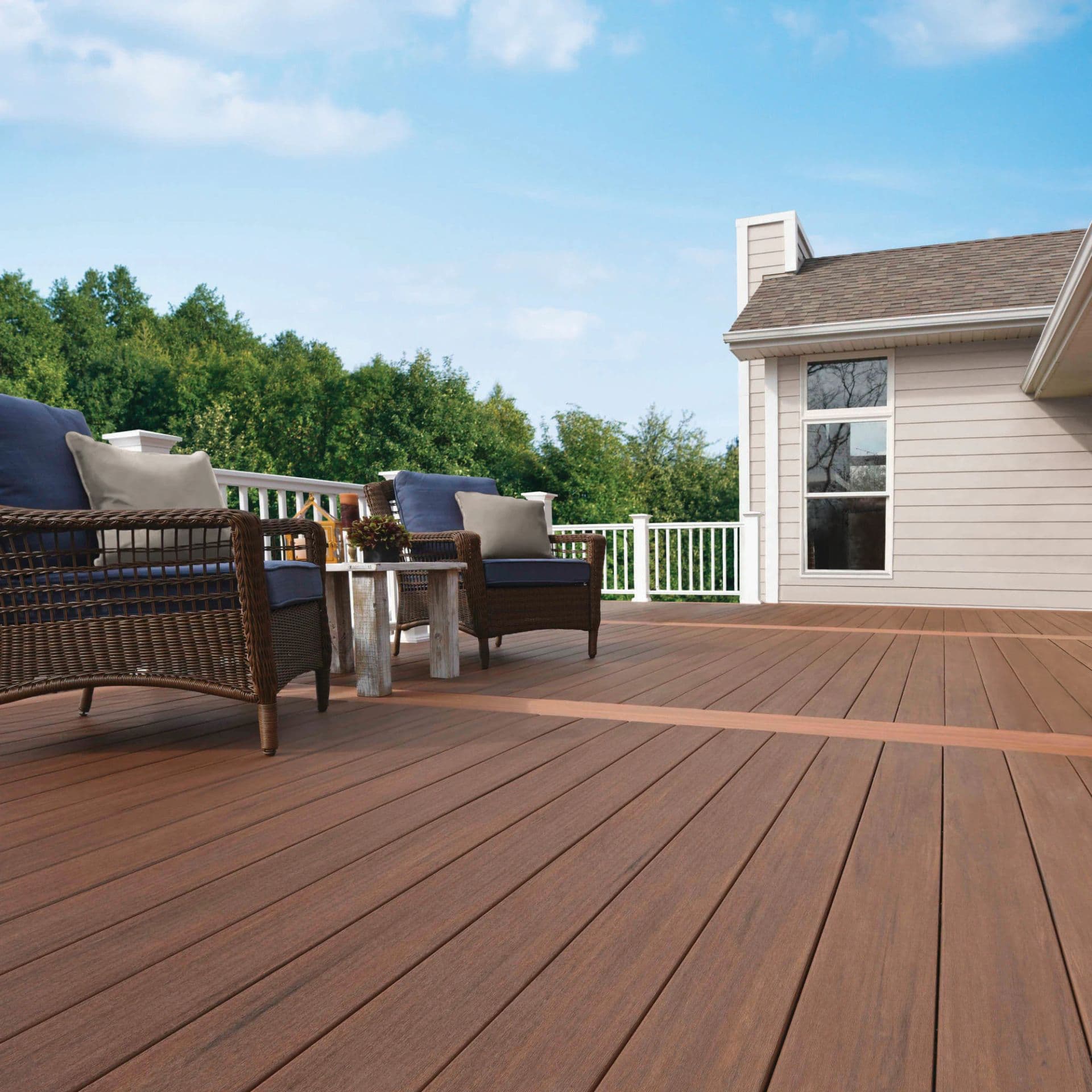 Mahogany Wood Decking