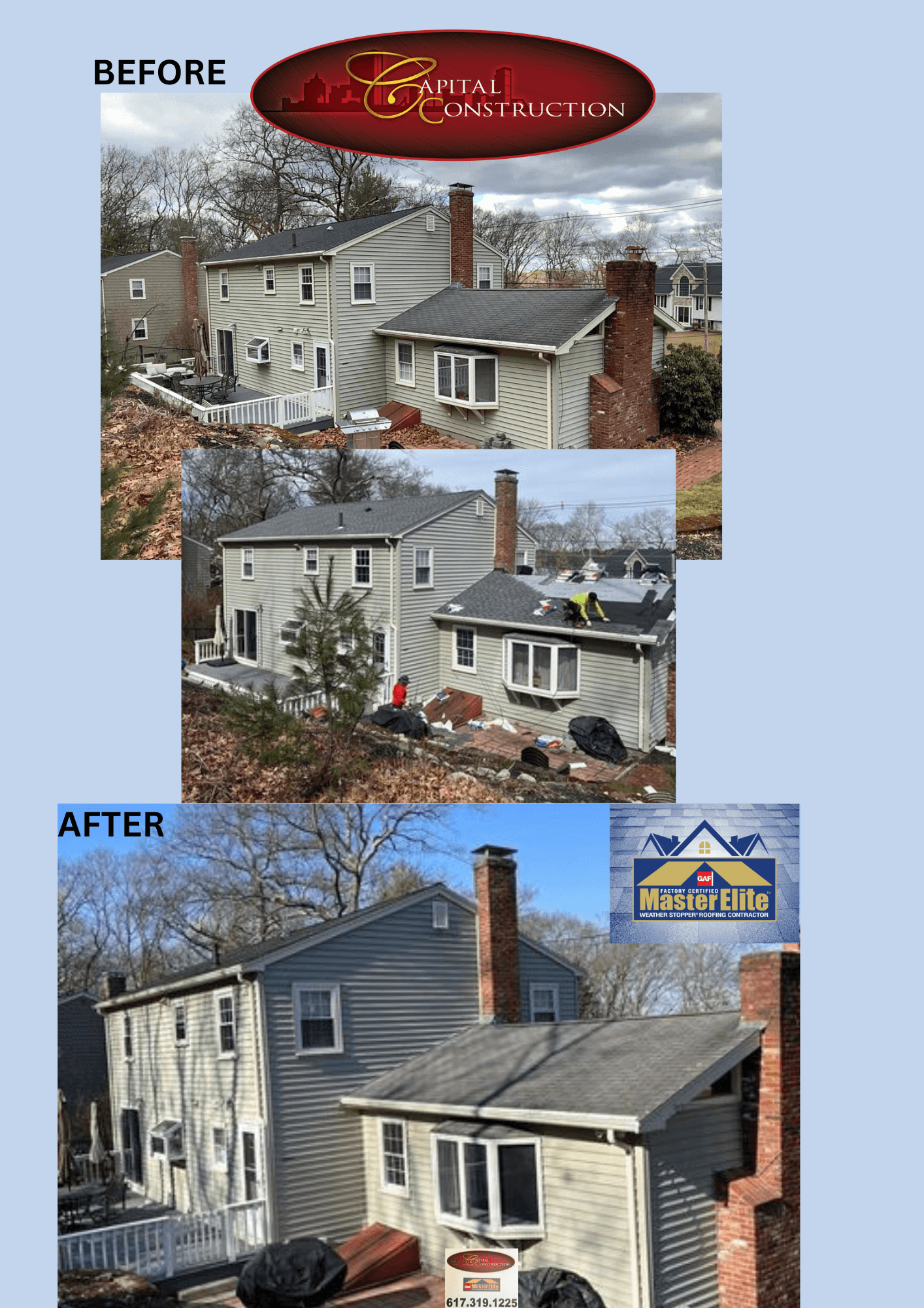 Plainville, MA – GAF Roofing Project