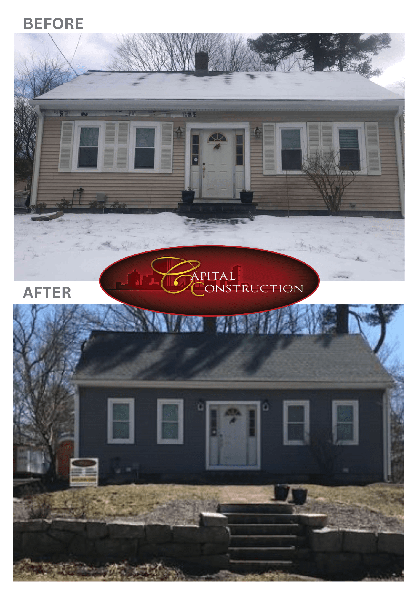 Medway, MA – James Hardie Siding Project