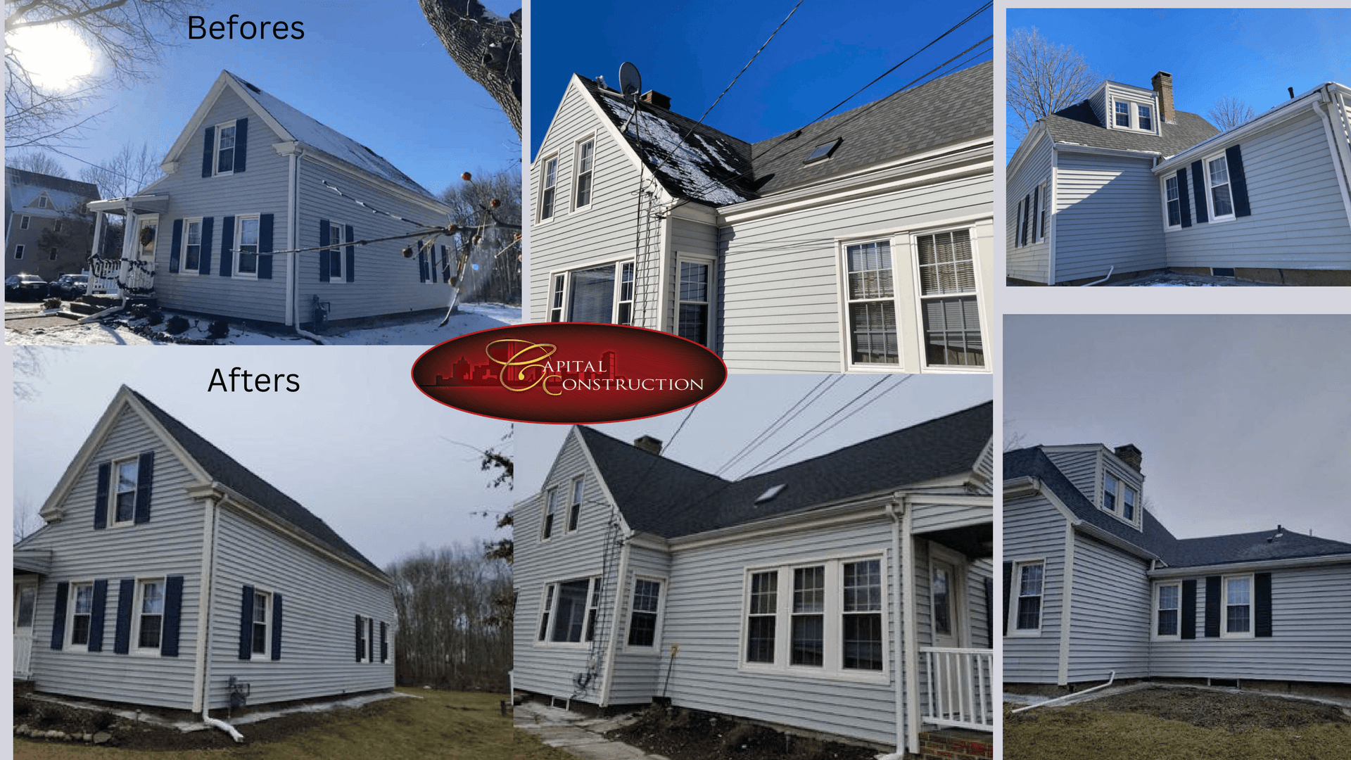 GAF Shingle Roof Installation in Whitman, MA