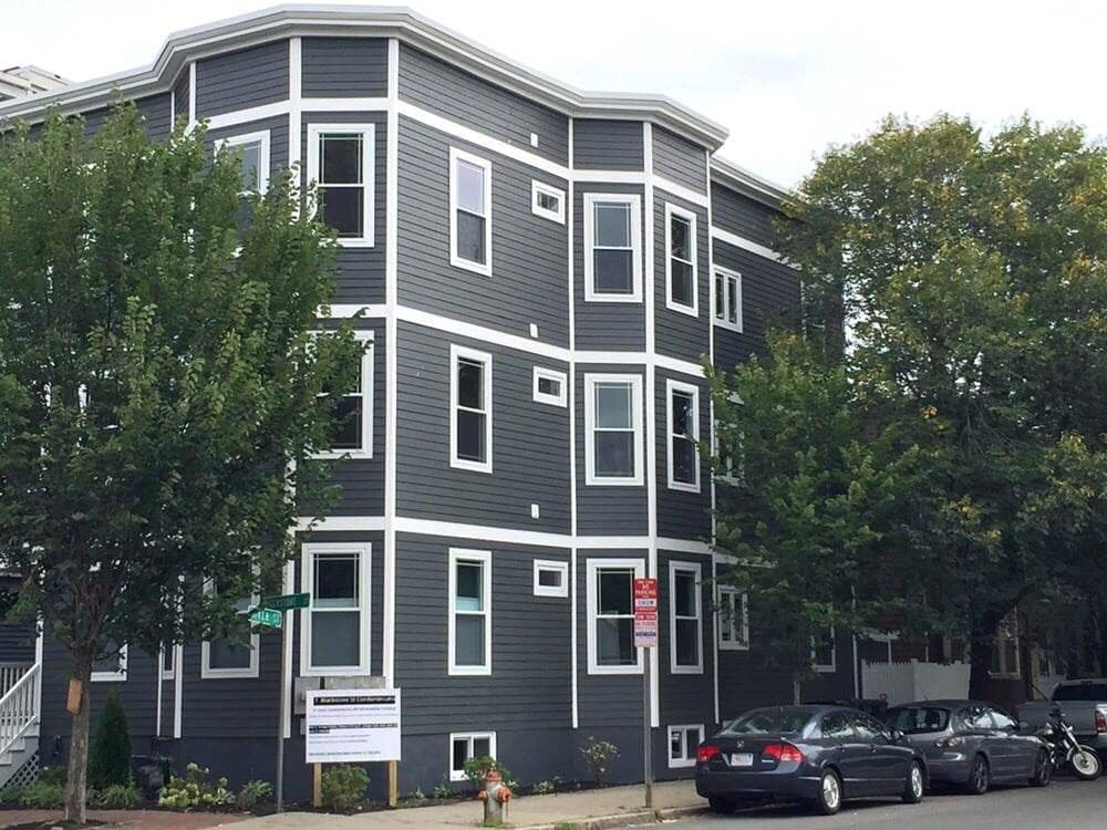 Somerville MA Siding & Decking Project