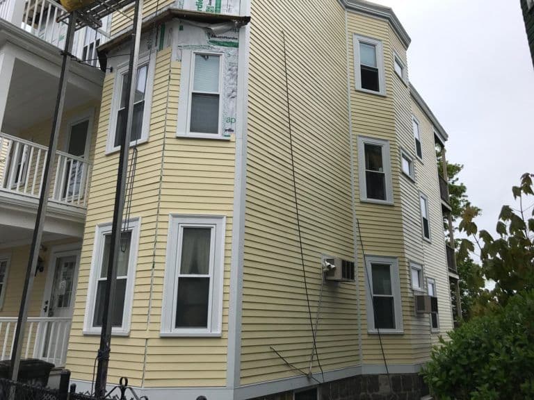 May, 2017 James Hardie Install in Dorchester MA