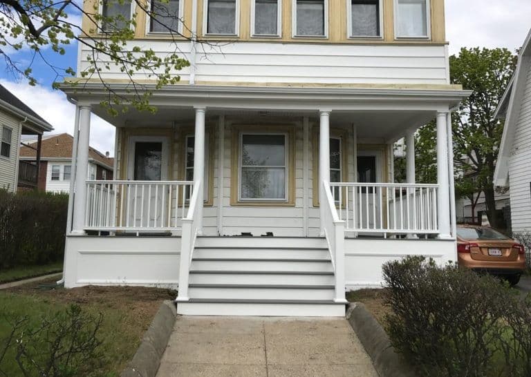 New Deck Construction Job in Boston