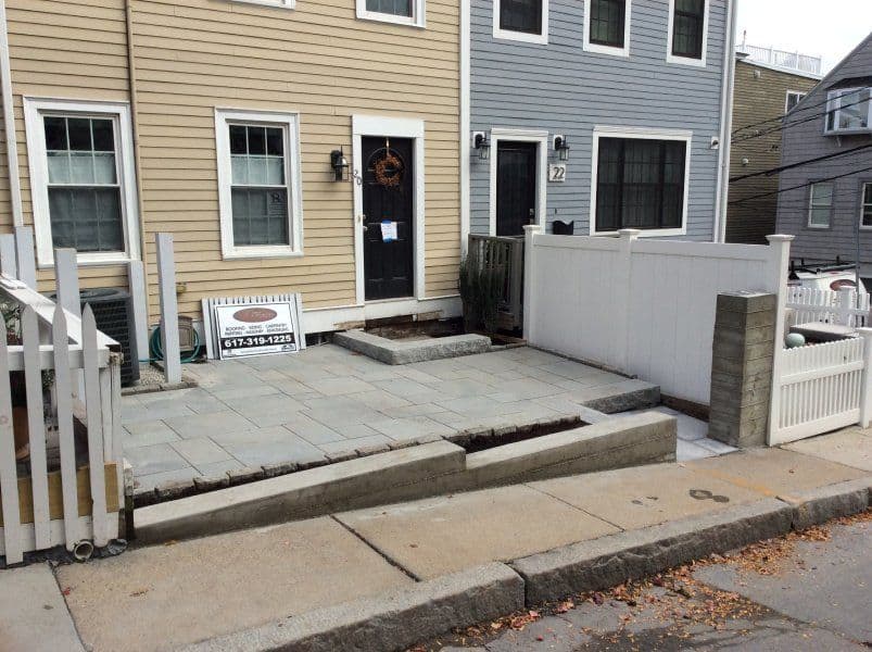 Charlestown MA Front Yard Patio