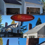 Before and after photos of a new GAF roof installation completed in Groveland, MA