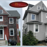 Before/After James Hardie Siding Installation in Hull, MA